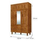 Guarda Roupa Chicago 103 - Imbuia