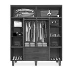 Guarda Roupa Chicago 4 Portas Com Espelho Imbuia – Atraente M