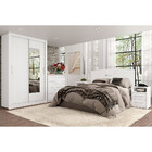 Guarda-roupa City Glass 2 Portas De Correr 1 Gaveta Thb