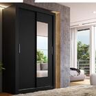 Guarda-roupa City Glass 2 Portas De Correr 1 Gaveta Thb