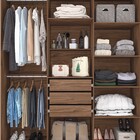 Guarda Roupa Clara Flex 6 Portas Abrir 3 Gavetas Avelã - Panan