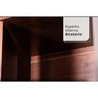 Guarda Roupa Clara Flex 6 Portas Abrir 3 Gavetas Café/off Whi