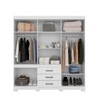 Guarda-roupa Clássico Mdp 8 Portas - Novo Mundo