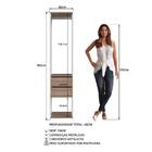Guarda Roupa Closet 02 Gavetas 183x40cm Proddy