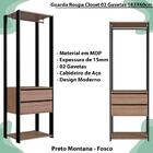 Guarda Roupa Closet 02 Gavetas 183x60cm Proddy