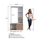 Guarda Roupa Closet 183x100cm Proddy