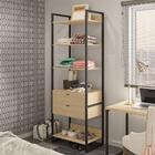 Guarda Roupa Closet 2 Gavetas Indy F02 Nature Texturizado