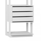 Guarda Roupa Closet 3 Gavetas E 3 Cabideiros