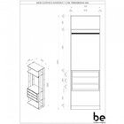 Guarda Roupa Closet 3 Gavetas E 3 Cabideiros