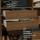 Guarda-roupa Closet 4 Gavetas 180 Cm Rustic Venus Madesa
