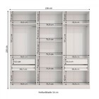 Guarda-roupa Closet 4 Gavetas Kapperberg Adapt Branco 237cm