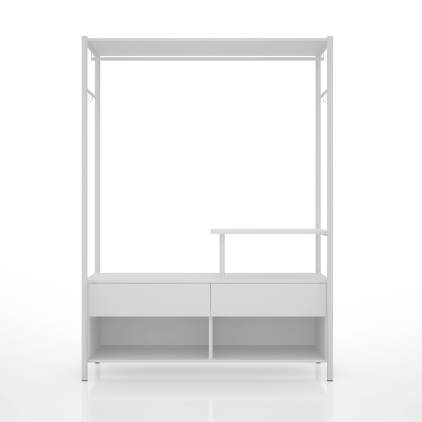 Guarda-roupa Closet Aberto Retrô Barcelona - Ds Móveis