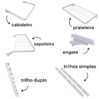 Guarda Roupa Closet Aramado Aberto Armário Modulado Roupeiro