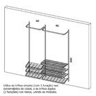 Guarda Roupa Closet Aramado Aberto Armário Modulado Roupeiro