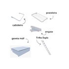 Guarda Roupa Closet Aramado Modulado Gaveta MDF 4,30m BR