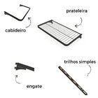 Guarda Roupa Closet Aramado Sem Portas Clr285 - 0,70m - Smart