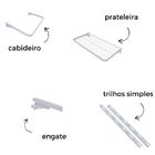 Guarda Roupa Closet Aramado Sem Portas Clr285 - 1,00m