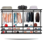 Guarda Roupa Closet Aramado Sem Portas Clr285 - 3,40m Pt