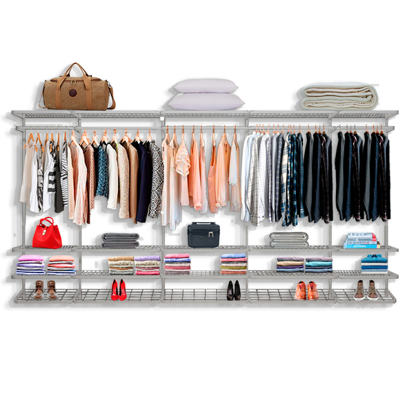 Guarda Roupa Closet Aramado Sem Portas Clr285 - 4,00m