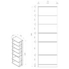 Guarda Roupa Closet Clothes 6 Prateleiras 1002 - Be Mobiliári