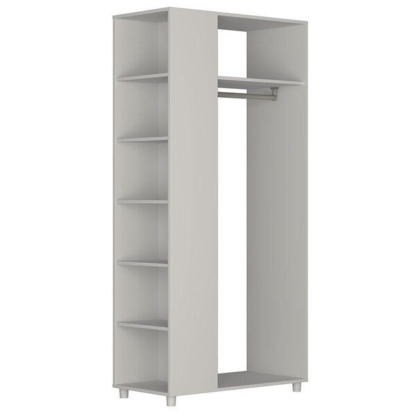 Guarda Roupa Closet Com 1 Cabideiro E 7 Nichos - Nova Mobile