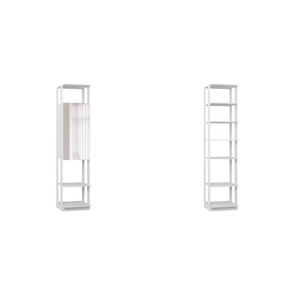 Guarda Roupa Closet Com Espelho E Prateleiras Be Mobiliário B