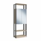 Guarda Roupa Closet Com Espelho E Prateleiras Be Mobiliário N