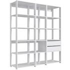 Guarda-roupa Closet Easy 3 Peças 2 Gavetas Branco