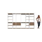 Guarda-roupa Closet Easy 6 Peças C/6 Gavetas Branco/montana