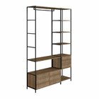 Guarda-roupa Closet Industrial 2 Módulos 5 Gavetas Vermont/pr