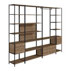 Guarda-roupa Closet Industrial 4 Módulos 8 Gavetas Vermont/pr