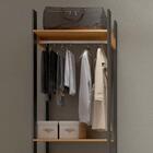 Guarda Roupa Closet Industrial Com Cabideiro 4 Prateleiras Tw