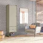 Guarda-roupa Closet Industrial Mital 1 Pt 2 Gv Off White E Do