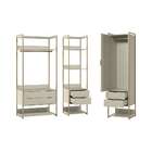 Guarda-roupa Closet Industrial Mital 1 Pt 6 Gv Off White E Do