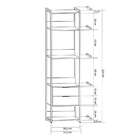 Guarda-roupa Closet Industrial Mital 2 Gv Conhaque E Preto 54