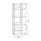 Guarda-roupa Closet Industrial Mital 2 Gv Off White E Dourado