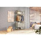 Guarda-roupa Closet Industrial Mital Com Cabideiro 2 Gv Off W
