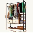 Guarda Roupa Closet Industrial Modulado Canela Off White