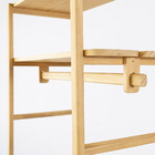 Guarda-roupa Closet Laguna 4 Prat 180ax90lx42p Em Madeira - N