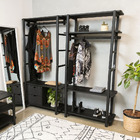 Guarda-roupa Closet Laguna 4 Prat 180ax90lx42p Em Madeira - P