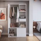 Guarda-roupa Closet Lumo 1 Pt 1 Gv Branco