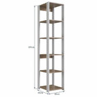 Guarda Roupa Closet Modulado 40x45x183cm Com 6 Prateleiras Pr
