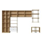 Guarda-roupa Closet Modulado Americano 9 Peças 100% Mdf Savan