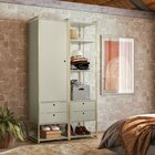 Guarda Roupa Closet Modulado Industrial 1 Porta 4 Gavetas Oli