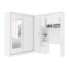 Guarda-roupa Closet Modulado Labrador I 7 Pt 4 Gv Branco