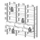 Guarda-roupa Closet Modulado Lille 6 Gv Freijó E Preto