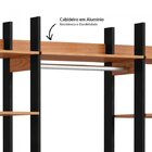 Guarda-roupa Closet Modulado Lille I 4 Gv Freijó E Preto