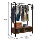 Guarda-roupa Closet Modulado Milão Preto E Demolição