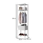 Guarda-roupa Closet Modulado Oxford 1 Gv Branco
