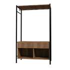 Guarda-roupa Closet Modulado Paris Solteiro 2 Gv Marrom Claro